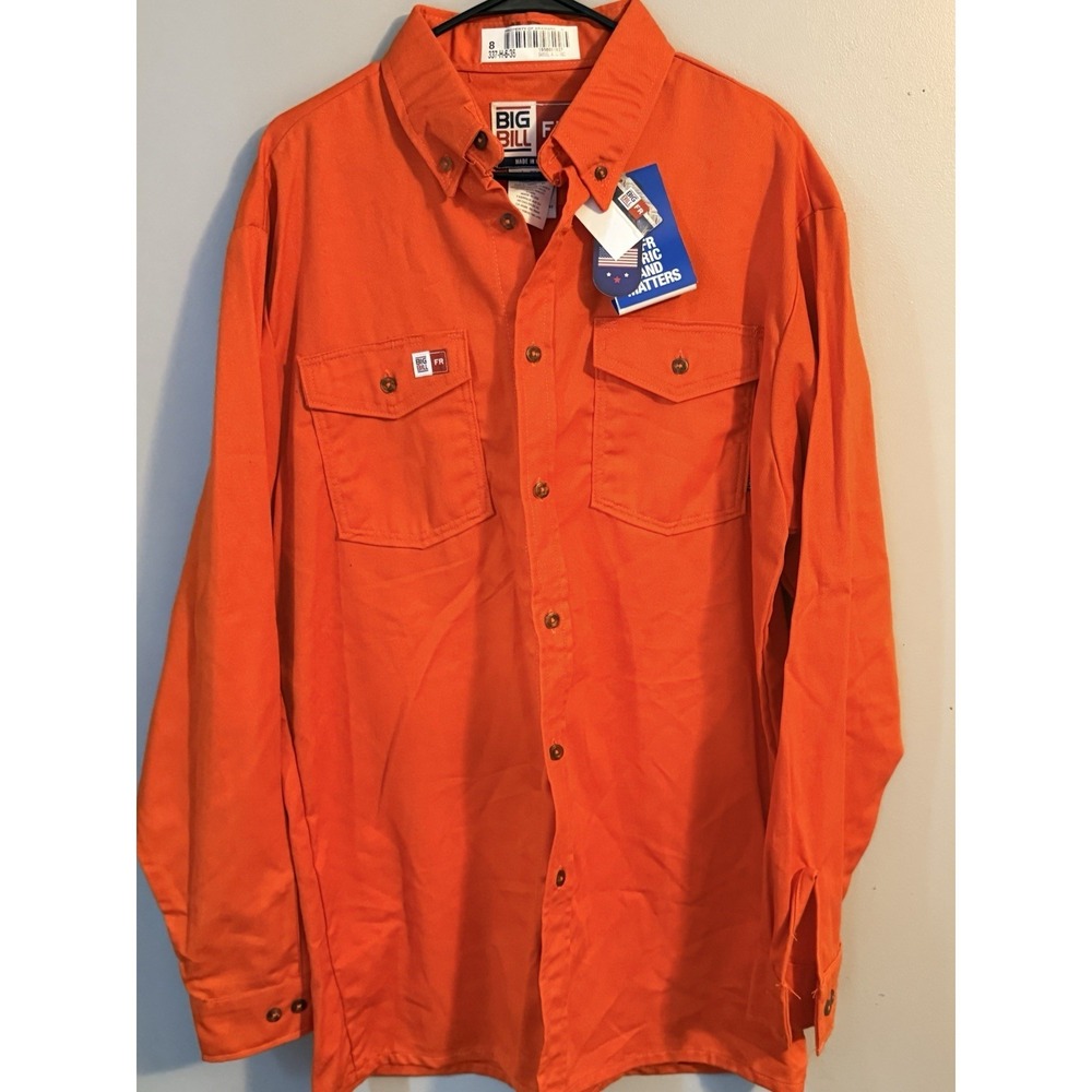 Westex  Big Bill FR WORK/ Hunting LS Button Up Shirt  Size L-Reg NWT